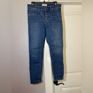 Madewell mid rise skinny jeans